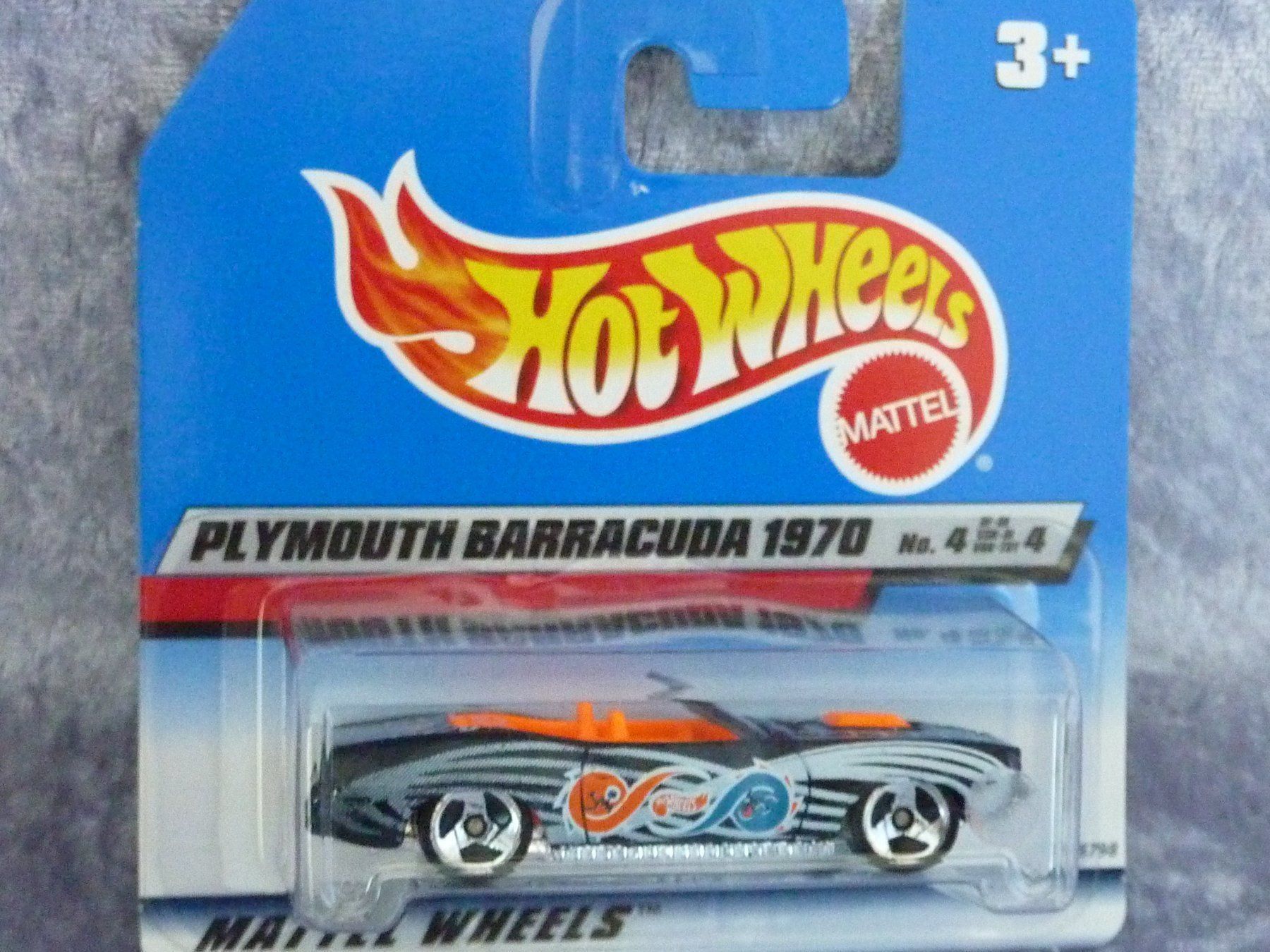 Hot Wheels Modellini d'auto: Plymouth Barracuda 1970  1:64 – Nuovo e nell'imballaggio originale da Dürrenäsch venduto da modellautos4you