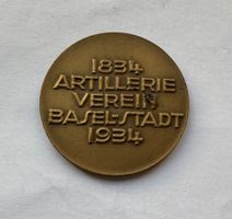 Schützenmedaille Basel Variante o. Jahr n. i. Richter RR
