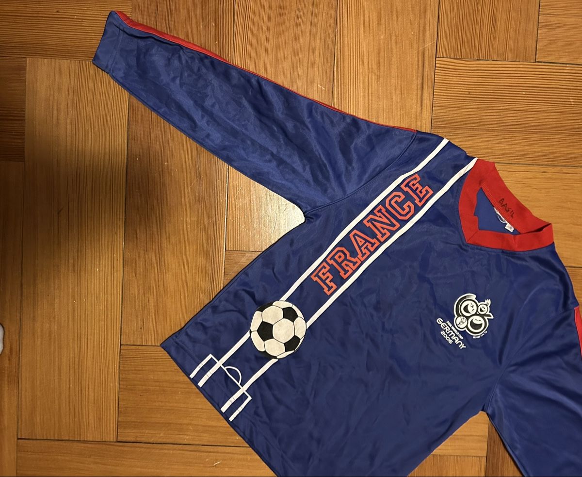 Scarpe, pantaloni & magliette da ginnastica: Frankreich langarm Trikot WM 2006  – Nuovo (secondo la descrizione) da Bern venduto da Passevite 2