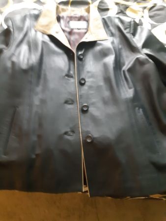 Schicke Damen LEDERJACKE Gr. XL
