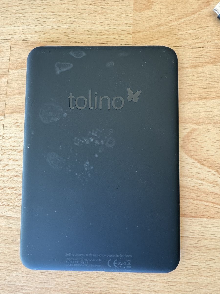Tolino Tablettes PC: Tolino Vision 3 HD E-Reader schwarz gebraucht mit Kabel – D'occasion à Zürich par pilatus777 3