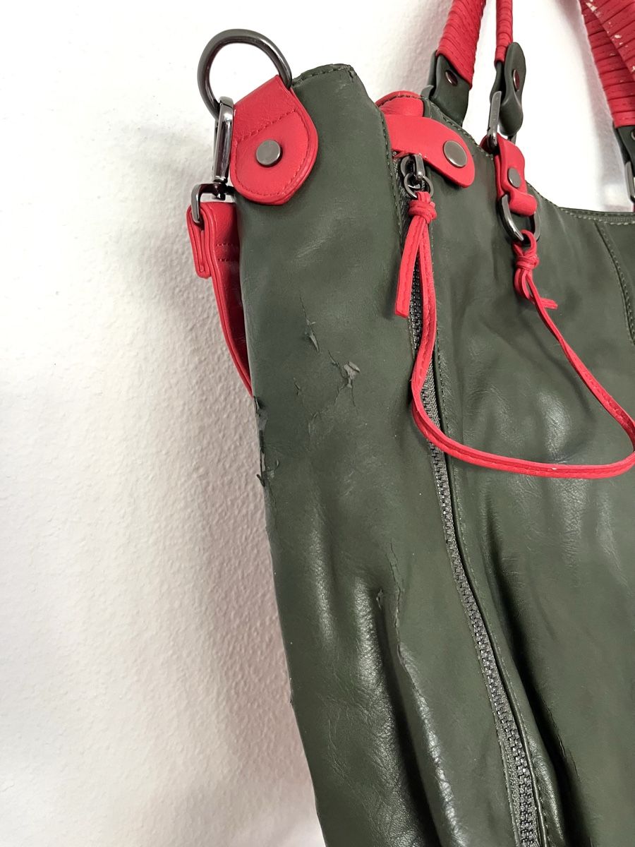 Borse da donna: NEU! GIULIANO TASCHE OLIVE/ROT – Usato da Basel venduto da JJ.Elena 3