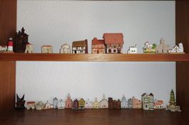Kleine Häuser Sammlung, Miniatur Städte, 32 Stück.