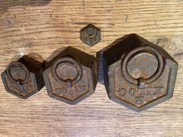 Lot poids balance gewicht waage 1kg 2kg
