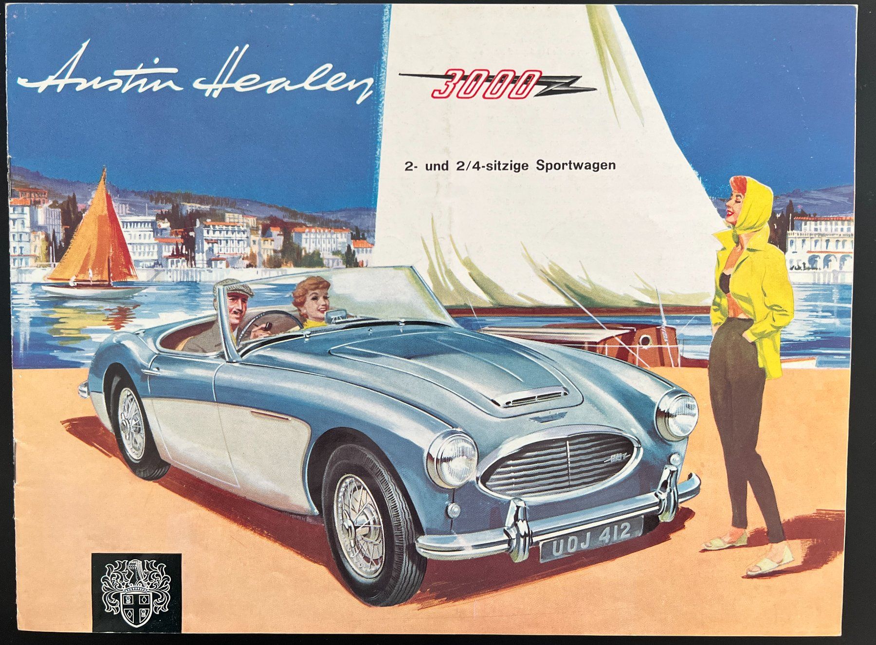 Austin Documenti: Austin Healey 3000 Prospekt – Usato da Thun venduto da Cravatte