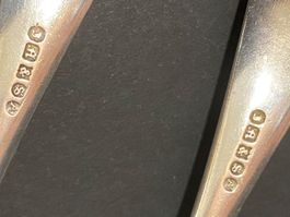 2 Versilberte JOHN HARRISON & SONS Gabeln Sheffield England
