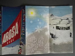 Arosa Graubünden / Ski Skifahren Winter