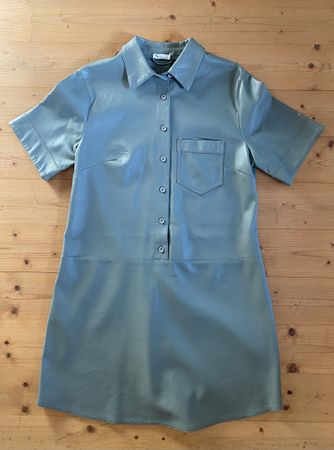 Renuar Kleid, Gr. M, Gr. 40, Kunstleder, olive
