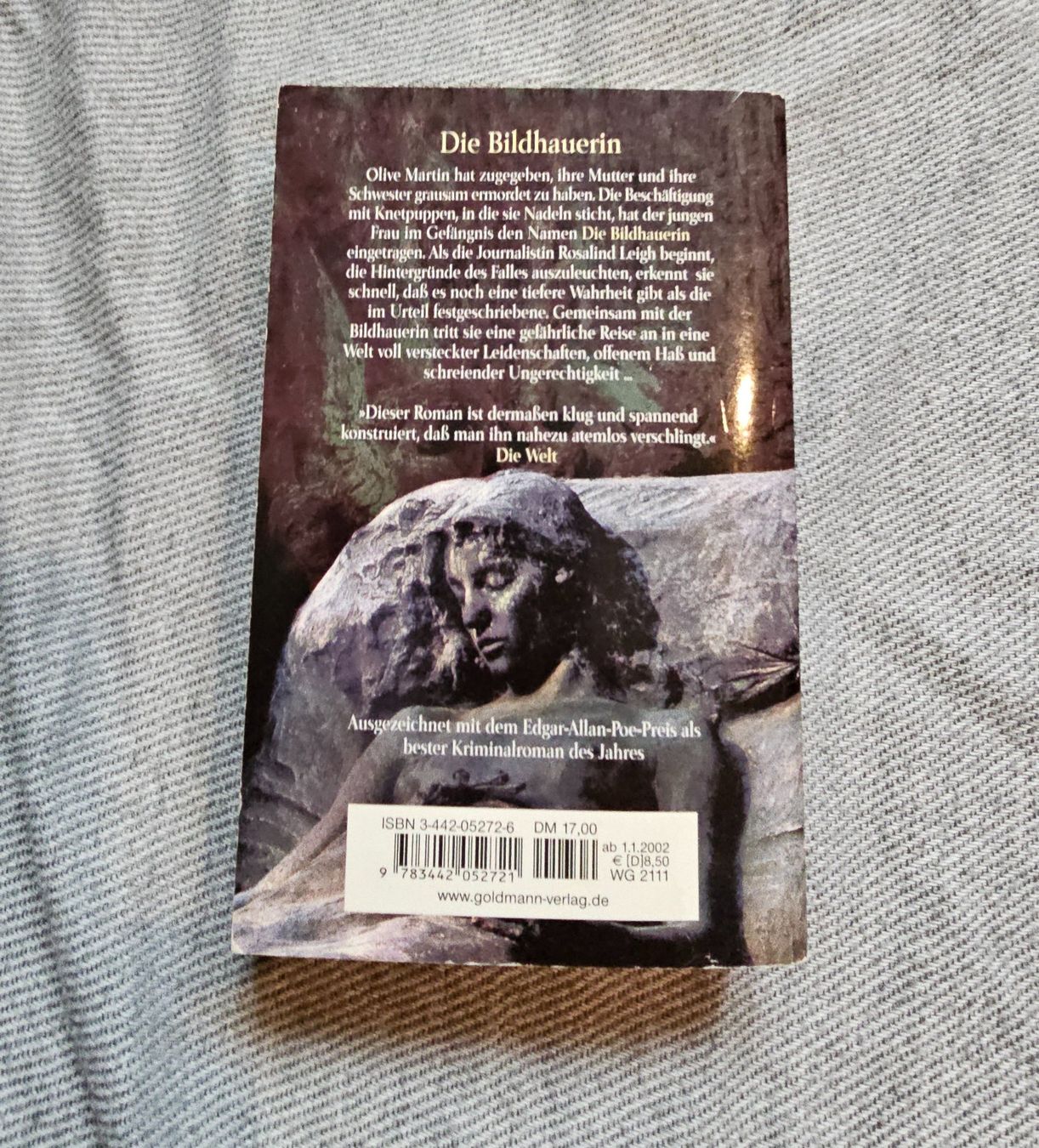 Libri: Die Bildhauerin: Roman von Minette Walters – Usato da Füllinsdorf venduto da Sunnebliemli7 1
