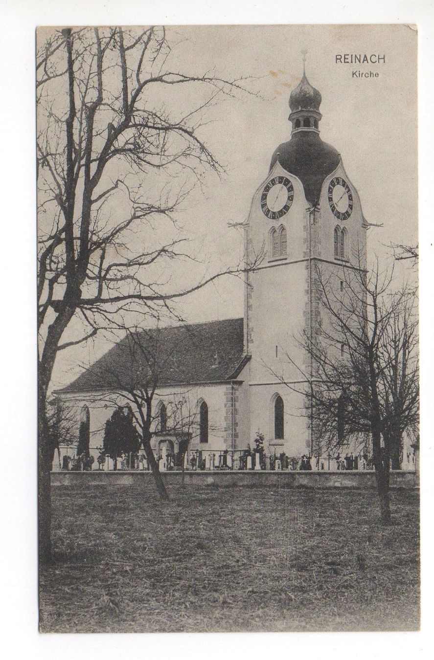 Ansichtskarten: REINACH Kirche – Gebraucht aus Jona von philajona