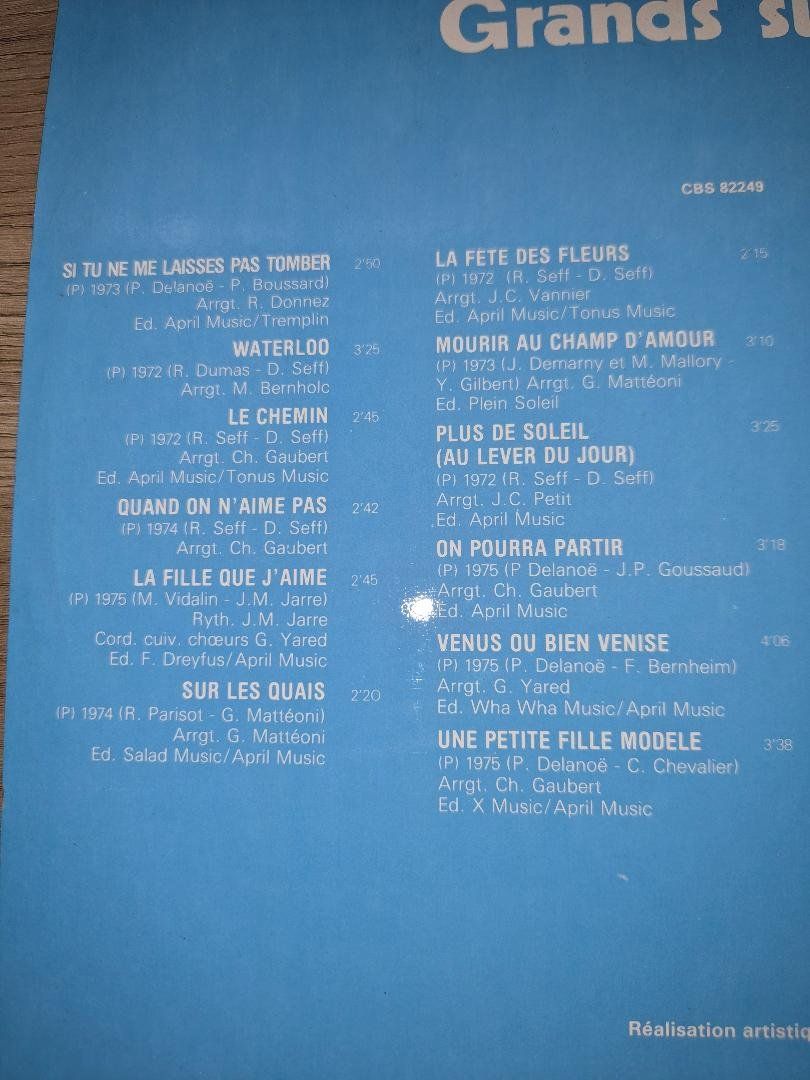 Dischi in vinile: Doppel LP Francz Gerard Lenorman 'Grands Succes' – Usato da Dielsdorf venduto da Haesi0 5