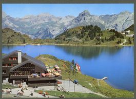 AK color Trübsee OW ob Engelberg Restaurant Alpstübli ≈1973