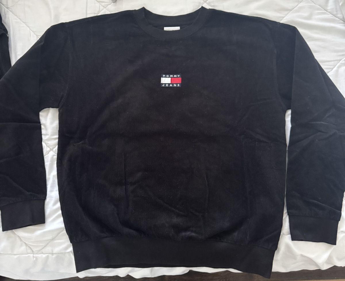 Tommy Hilfiger Maglioni & Felpe: Tommy Jeans Cordpullover, Gr. M, Schwarz, Top Zustand! – Usato da Bassersdorf venduto da schokoart.ch
