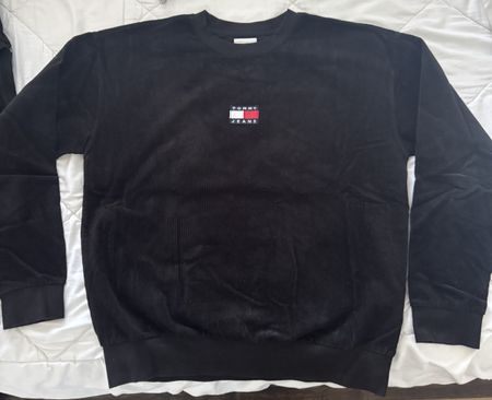 Tommy Jeans Cordpullover, Gr. M, Schwarz, Top Zustand!
