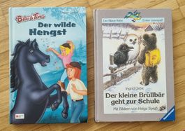 2x Kinderbuch: Der kl. Brüllbär geht zur Schule + Bibi+Tina