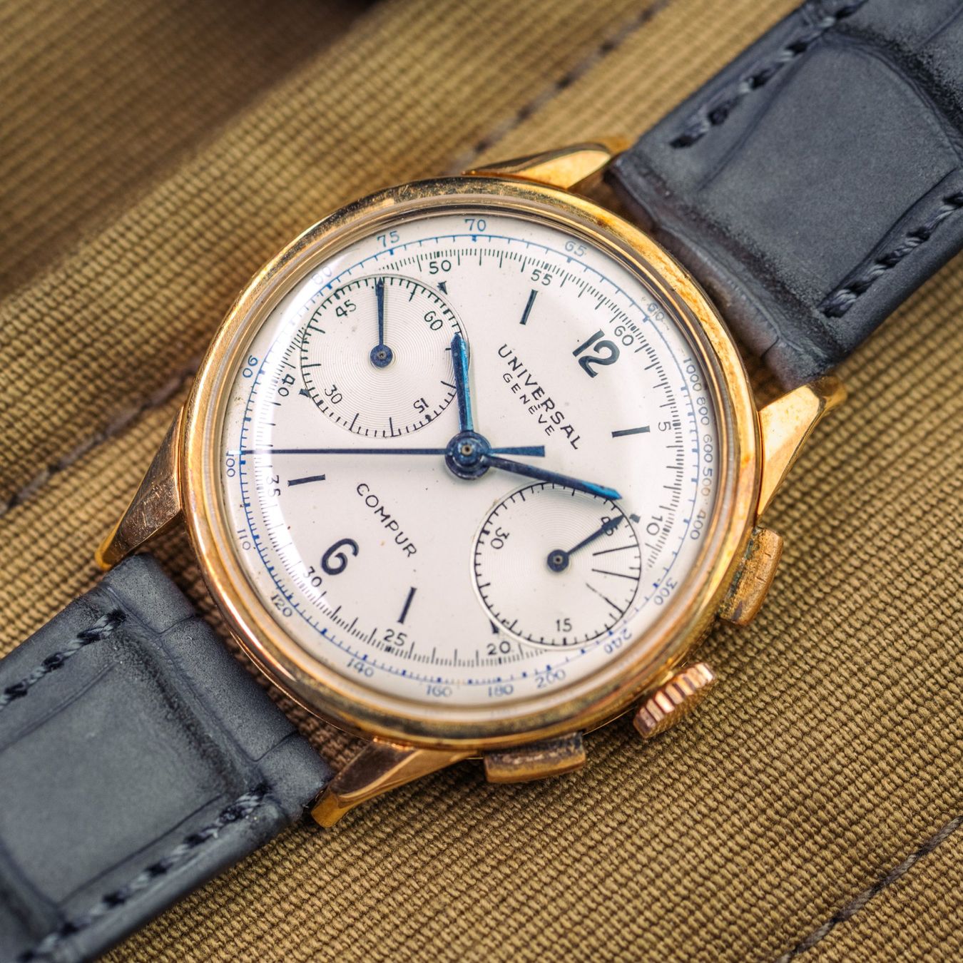 Universal Genève Orologi: Universal Genève Compur or jaune 18kt – Usato da Genève venduto da jon_wy77 6