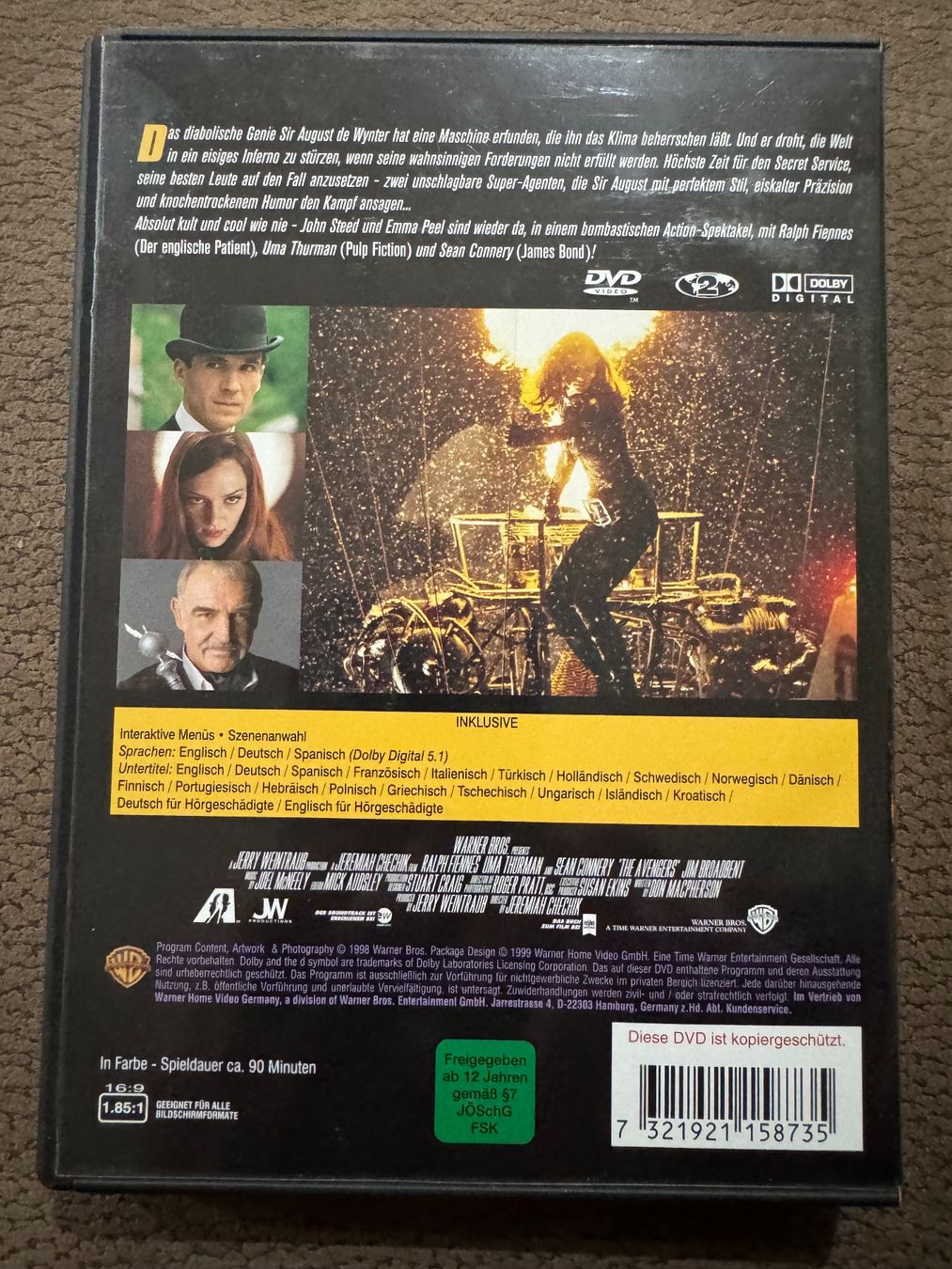 Tutti i DVDs: Mit Schirm, Charme und Melone – Usato da Dietikon venduto da MuNathy 1