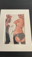 Christina Aguilera Autogrammkarte in Bilderrahmen