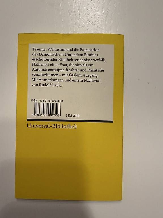 Libri: Der Sandmann – Usato da Bäretswil venduto da wet_f585 1