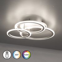 LED Deckenleuchte, RGBW, 60 cm x 51 cm