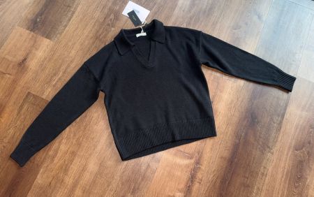 New RAG & BONE V-NECK polo sweater - S