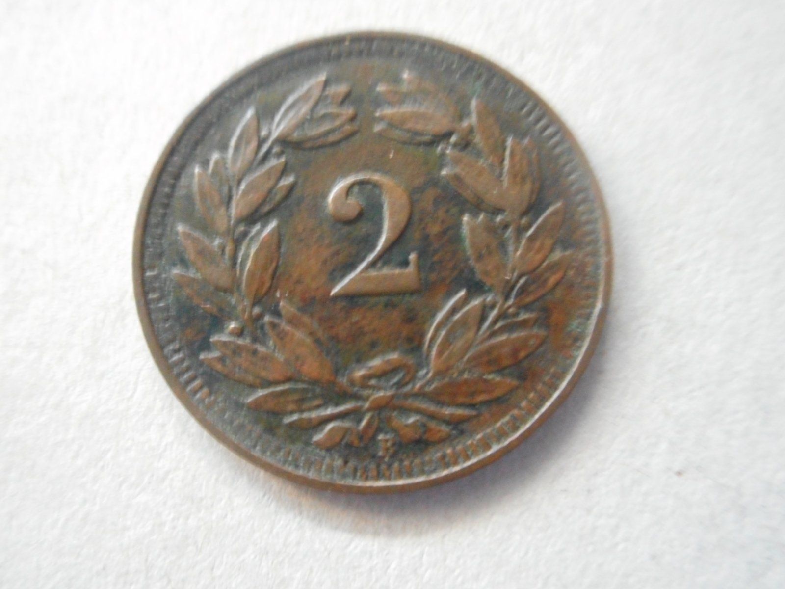 Tutti le monete: 2 Rp. 1914  uralt – Usato da Kriegstetten venduto da pizlad2010 2