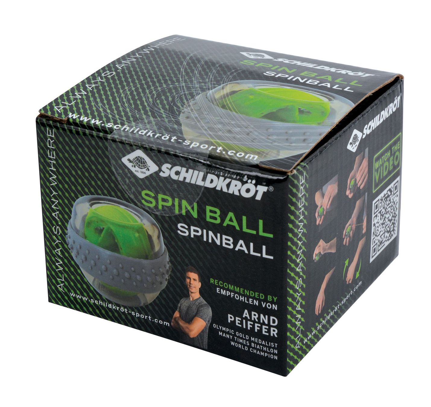 Hometrainer: Spinball, Hand- & Armtrainer, grau/grün – Nuovo e nell'imballaggio originale da St. Gallen venduto da cointec 3