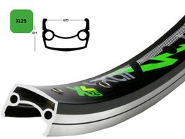 EXAL EU XL25 robuste Fahrrad Felge 26" bis 29" PORTOFREI!