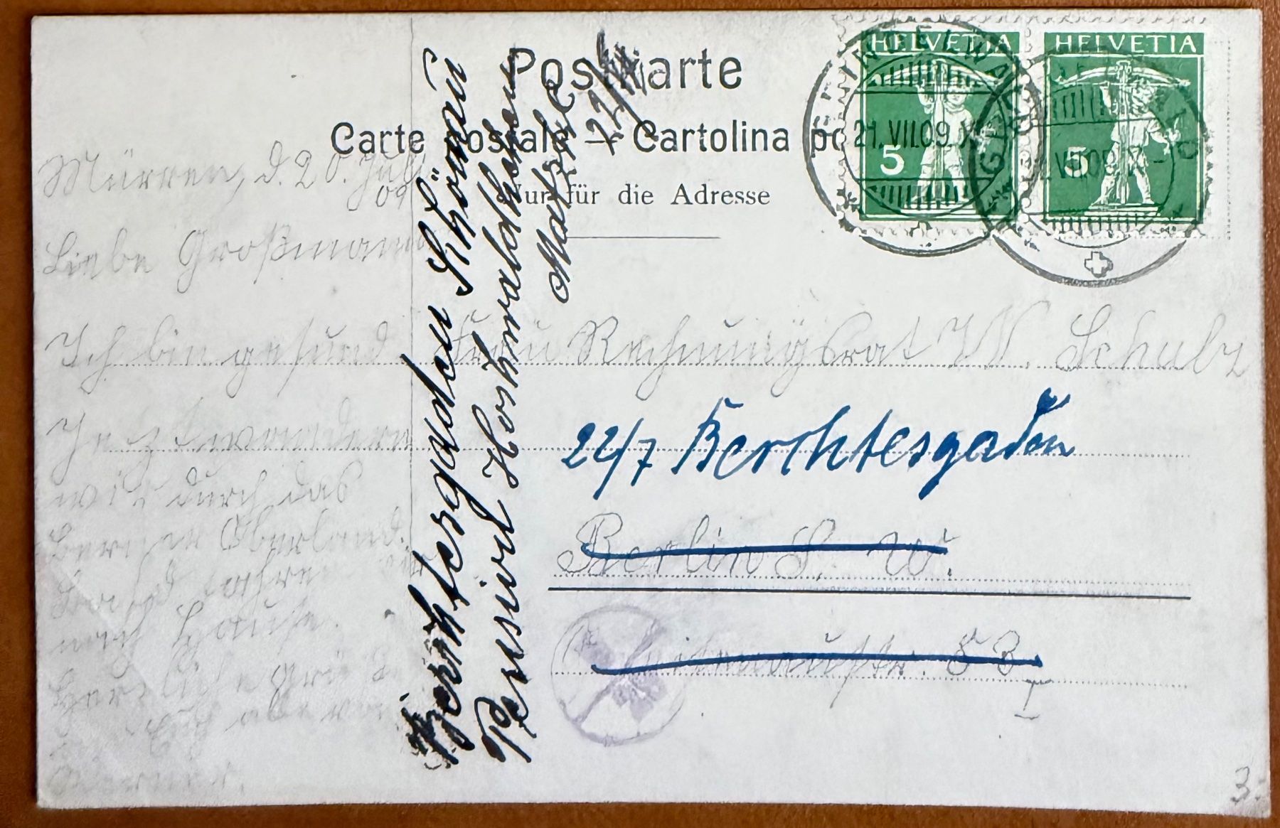 Cartoline postali: Mürren - 1909 – Usato da Lutry venduto da Ediego 1