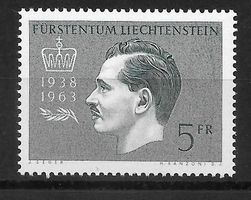 Liechtenstein Nr. 364 ** Fürst Franz Josef 30.6.1963