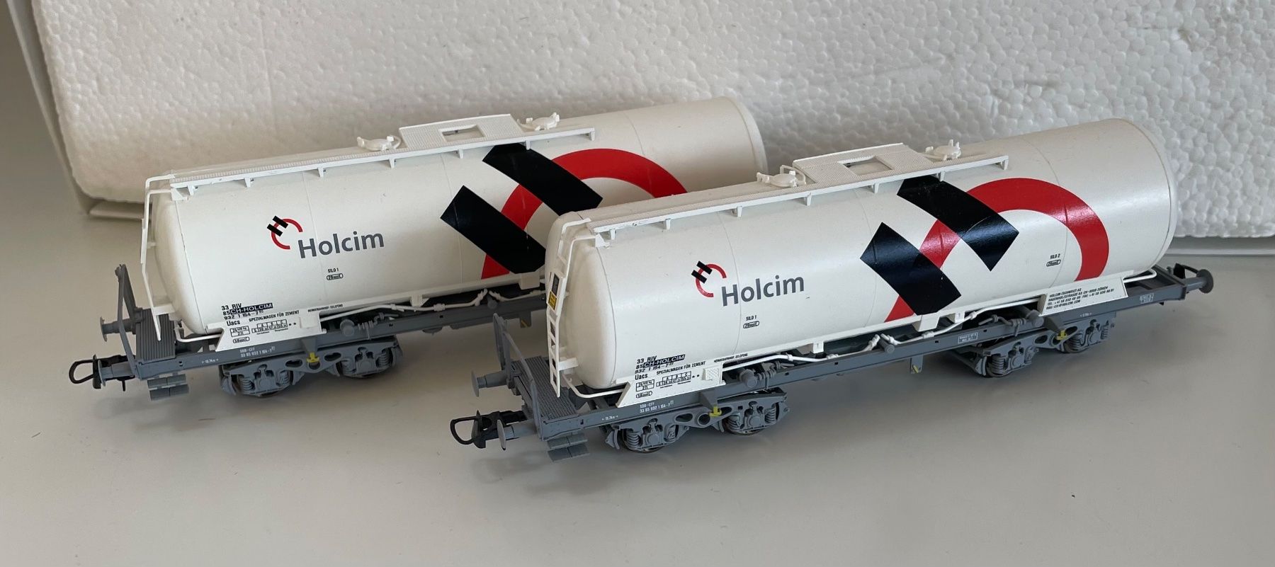 Roco Modellini di ferrovie: 2x Roco 67449 Holcim Silowagen – Usato da Blumenstein venduto da Ritschi 2