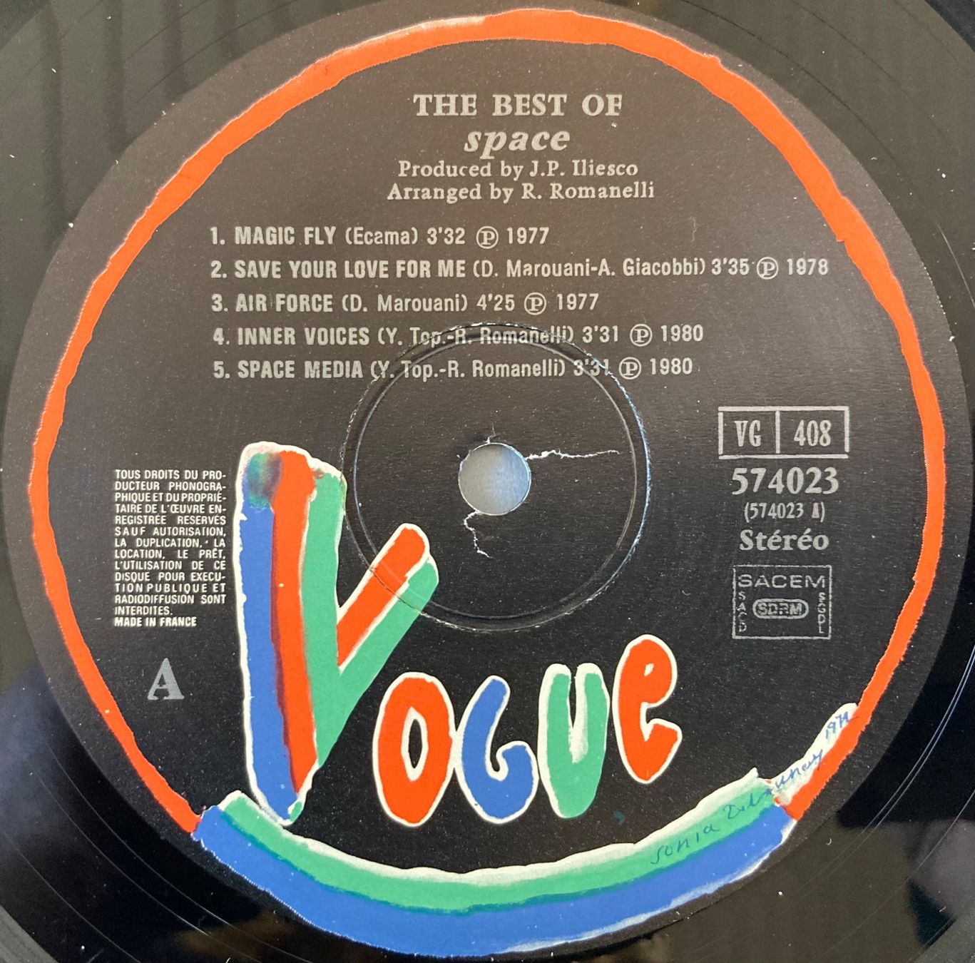 Dischi in vinile: SPACE - THE BEST OF SPACE – Usato da Poliez-Pittet venduto da Newtown-Records 2