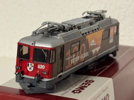 Bemo 1258 170 Ge 4/4 II 620 Zernez 100 J. Bever Scuol Jubi