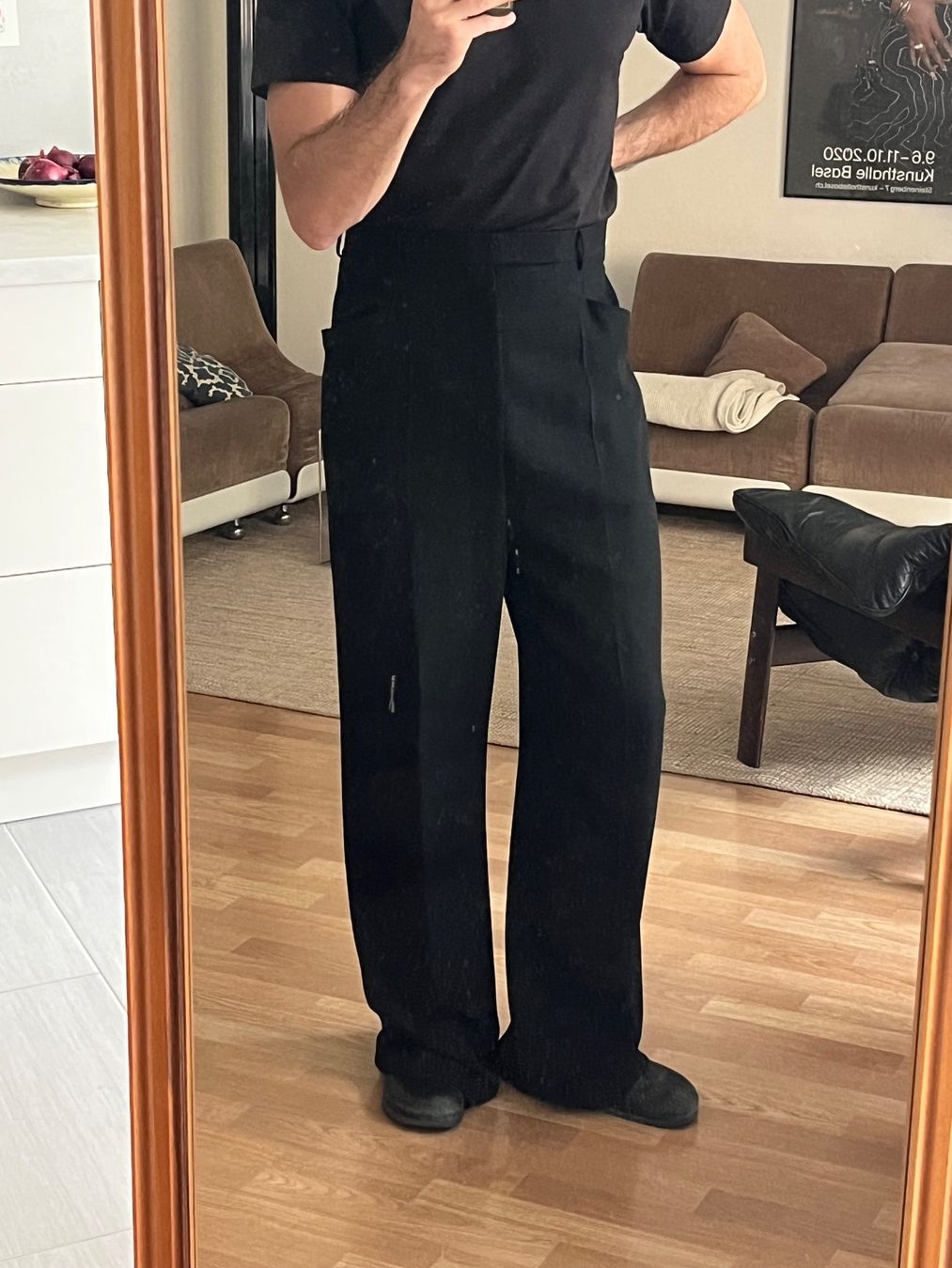Rick Owens Pantaloni: Rick Owens Performa Wide Trousers – Usato da Basel venduto da fis_rl25 6