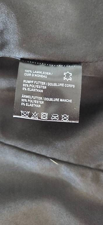 Giacche: Echte Leder Jacke in Lammleder Manor gr.44 – Usato da Hitzkirch venduto da Paedy2 3