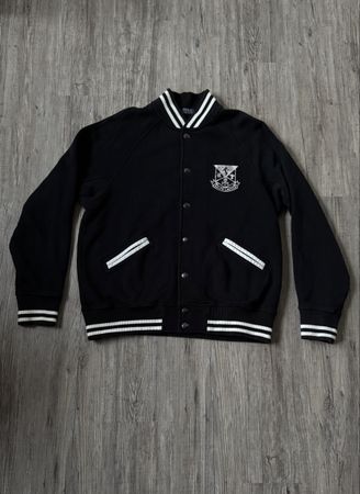 Polo Ralph Lauren College-Jacke in schwarz/weiss Grösse L