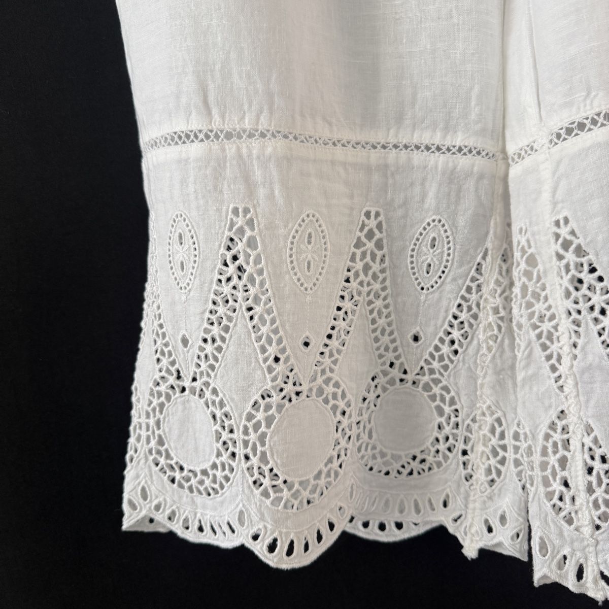 Pantaloni: 120% LINO White Linen Pants – Nuovo (secondo la descrizione) da Emmen venduto da Avviivva_Com2023 1