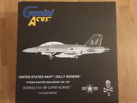 F/A-18F Super Hornet Jolly Rogers Low Viz 1:72 Gemini Aces