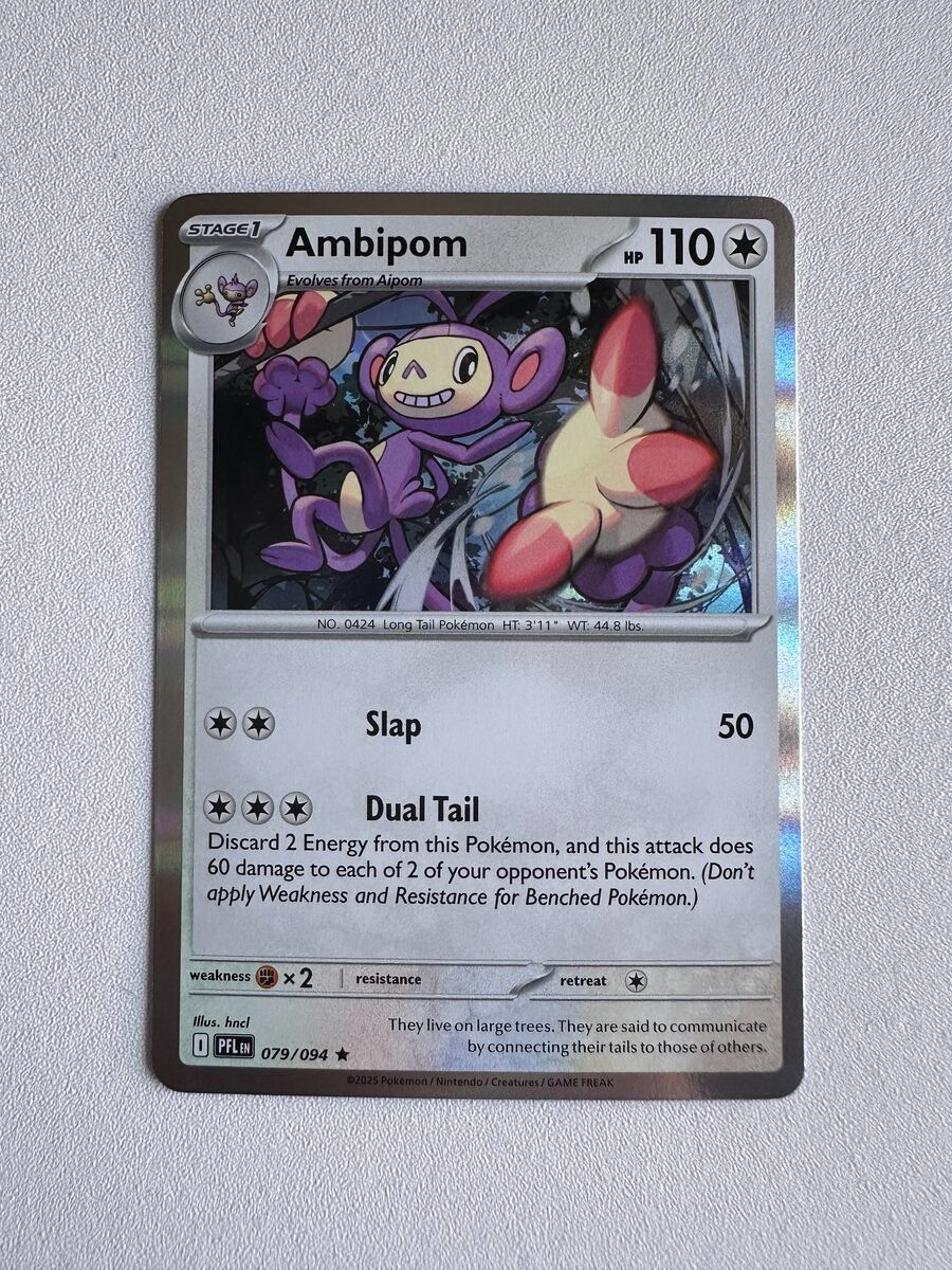 Pokémon Carte collezionabili: Ambipom PFL EN 079/094 – Nuovo (secondo la descrizione) da Zürich venduto da 05t_bwx2