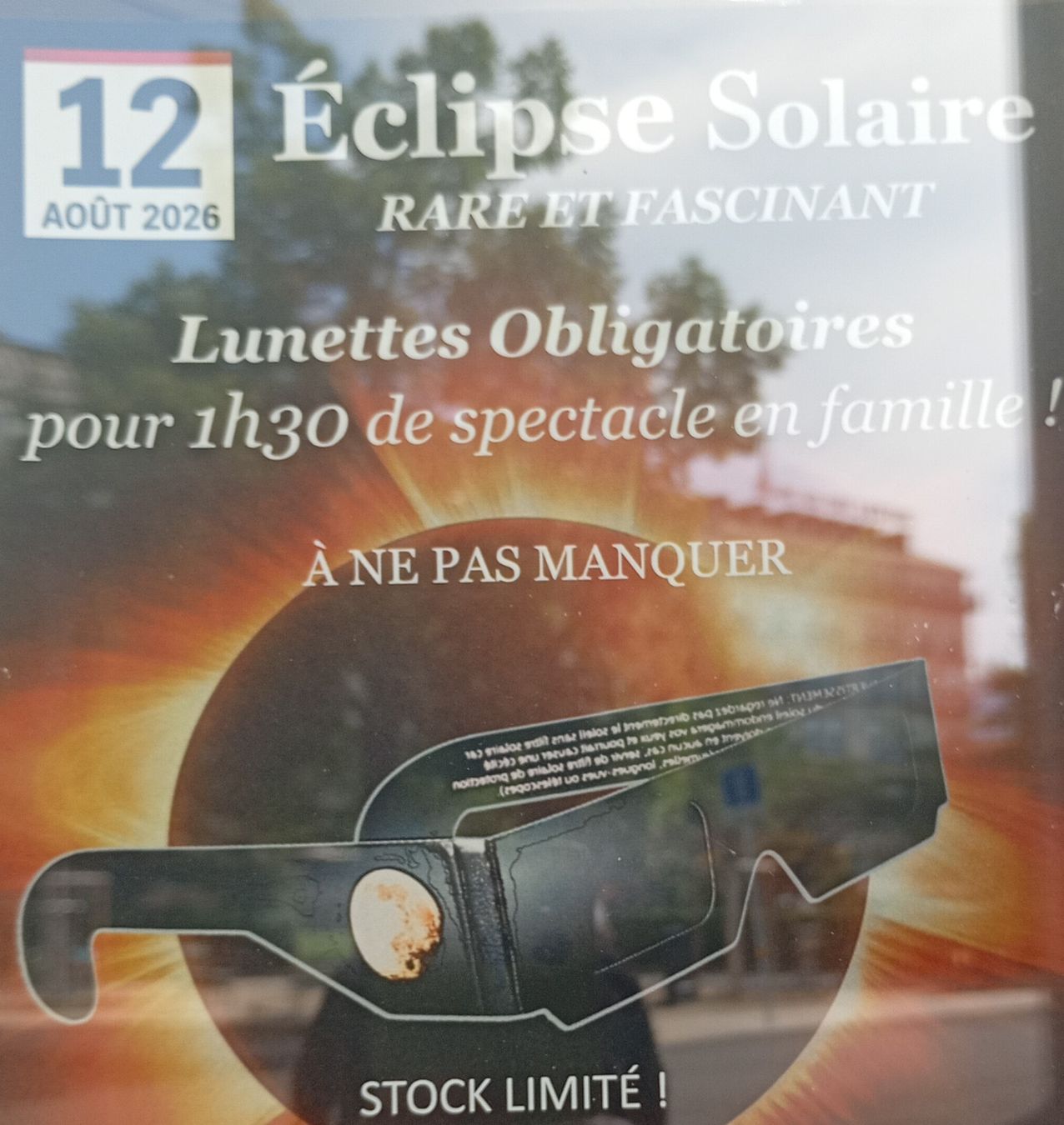 Brillen & Gläser: Sonnenfinsternisbrille/ Eclipse glasses – Neu und originalverpackt aus Genève von Cg9000 1