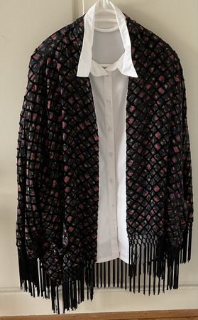 The Kooples gilet à franges, soie et viscose, Taille M