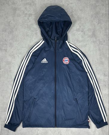 Coupe-vent Adidas FC Bayern Munich 2018/19 bleu marine - M