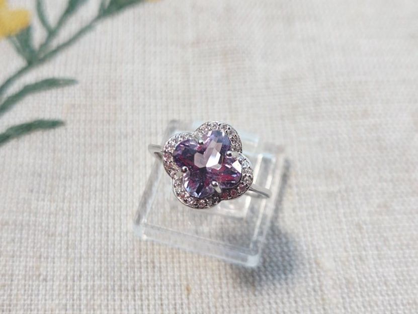 Anelli: NEW - S925 Amethyst Ring (Adjustable) – Nuovo (secondo la descrizione) da Zürich venduto da cin_wcf6