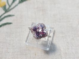 NEW - S925 Amethyst Ring (Adjustable)