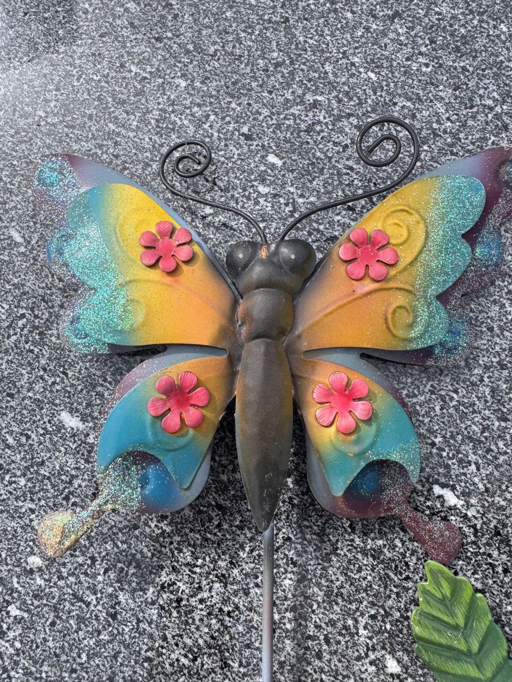 Tutte le decorazioni: Gartenstecker Schmetterling Eule Metall gebraucht – Usato da Lyss venduto da Nirak6 3