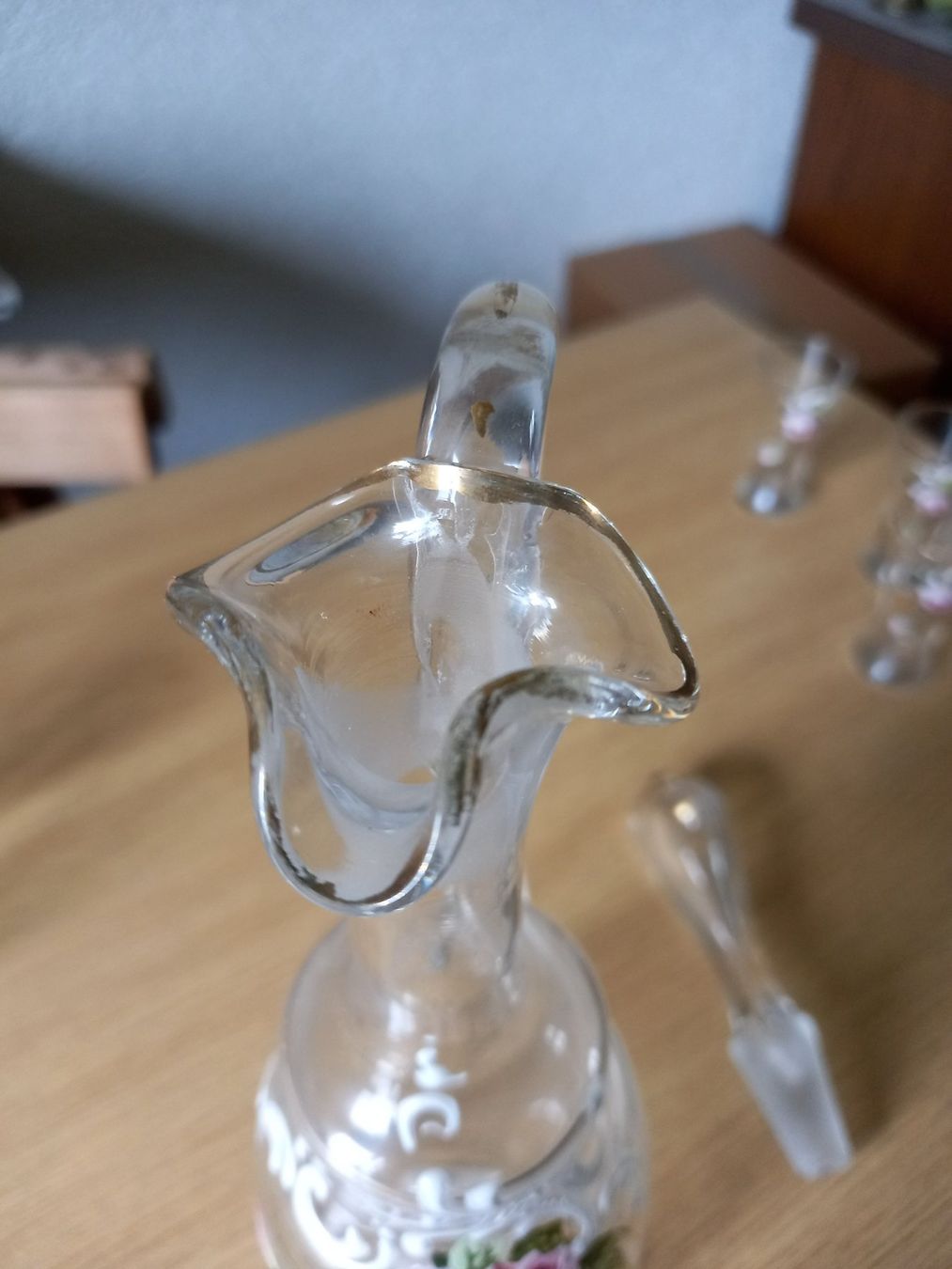 Caraffe: Schnapsgläser mit Karaffe – Usato da Roggwil BE venduto da Ruefi222 7