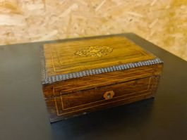 Antike Schmucktruhe Holz