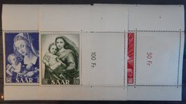 SAAR Kat. 351-353 ** in Blockformat