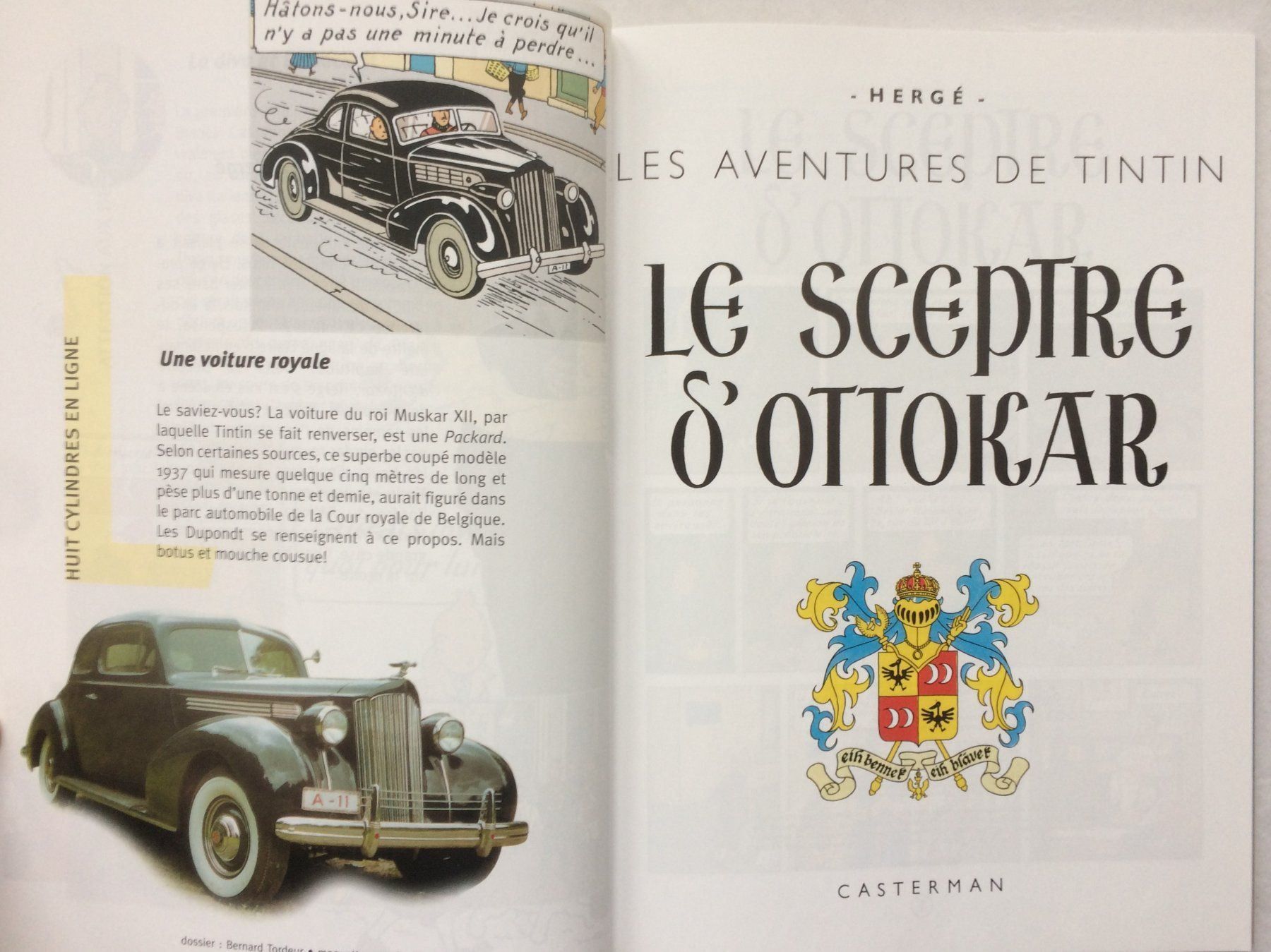 Fumetti: TINTIN + préface - LE SCEPTRE D'OTTOKAR – Usato da Schaffhausen venduto da durruti 4