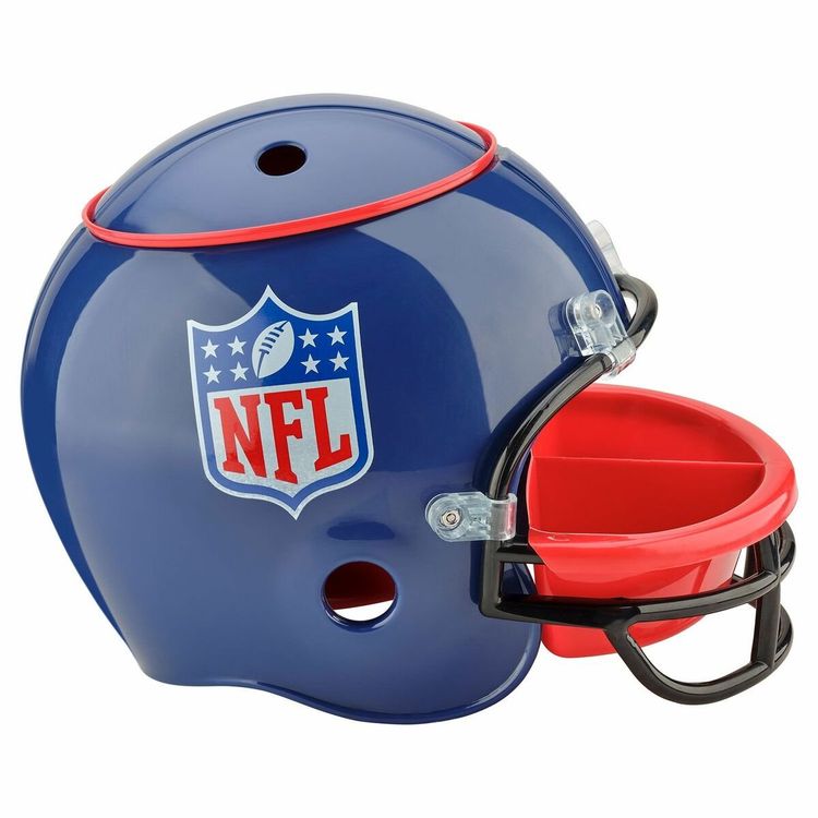 NET TOYS Aufblasbarer American Football Helm – Grau-Schwarz-Gelb – Perfekt Für Karneval & Mottopartys